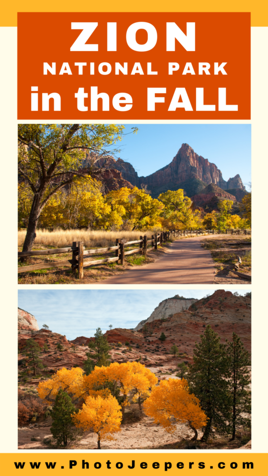 Zion National Park in the Fall