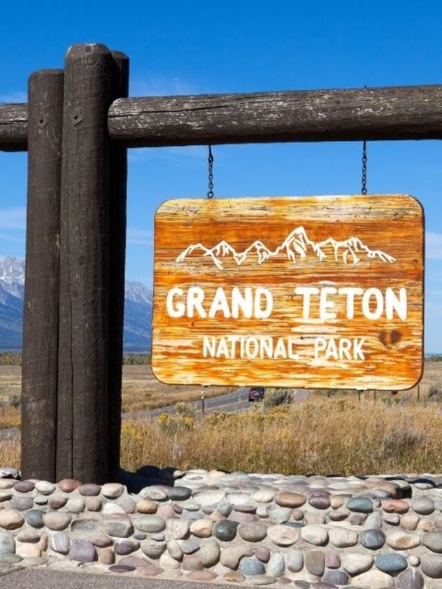 grand teton national park sign