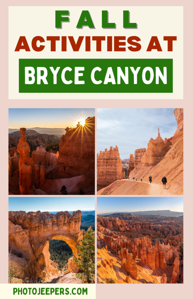 fall activities at Bryce Canyon