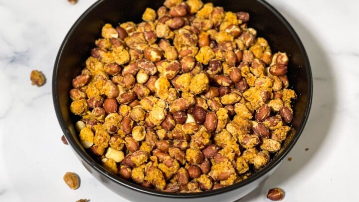 Image for Masala Peanuts (Air Fryer And Microwave)