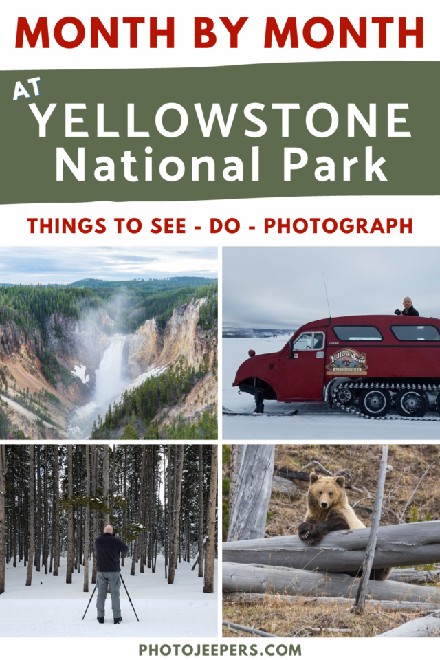 month by month at Yellowstone National Park
