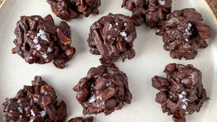 Image for Trail Mix Chocolate Nut Clusters with Sea Salt