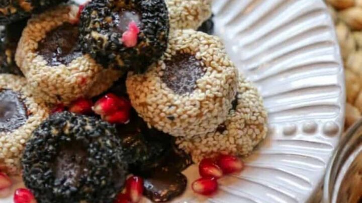 Image for Vegan Tahini Cookies - Gluten Free + Keto + No Bake Vegan Tahini Cookies