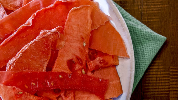 Image for Easy Dehydrated Watermelon (Watermelon Jerky)