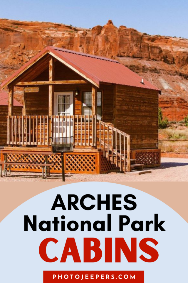 Arches National Park cabins