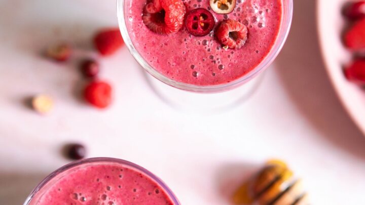 Image for High Protein Cranberry Smoothie Recipe