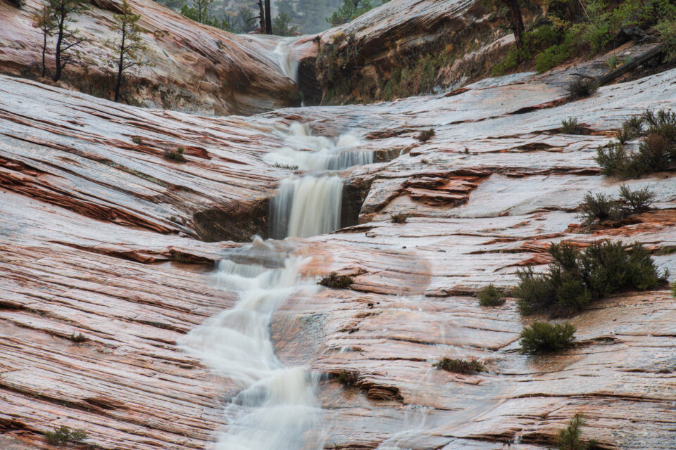 Zion waterfall