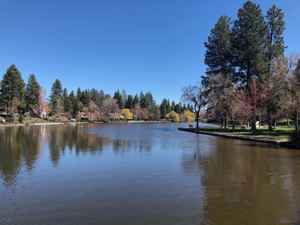 Mirror Pond in Bend Oregon