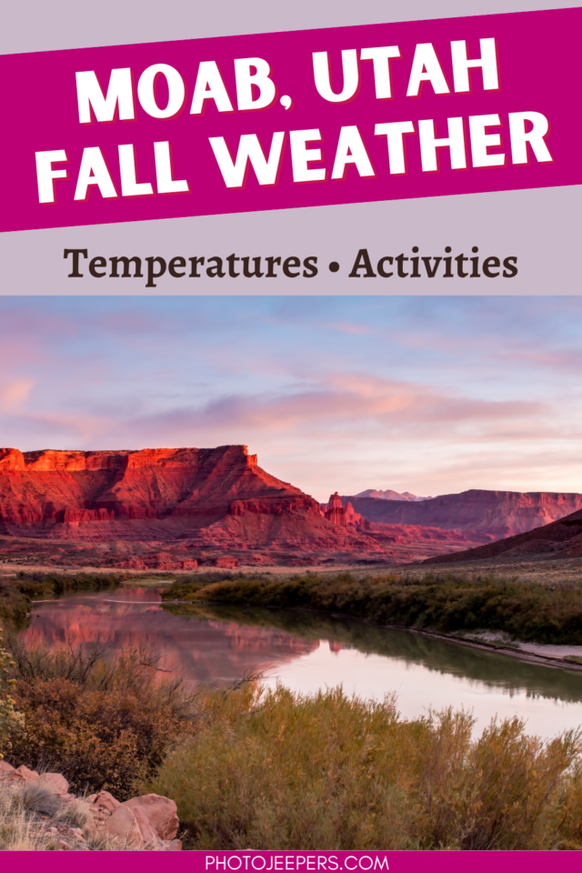 Moab Utah Fall Weather