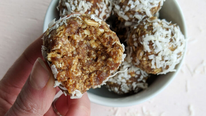 Image for No Bake Almond Butter Balls (15 Minute Snack)
