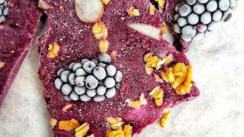 Image for Blackberry Greek Yogurt Bark