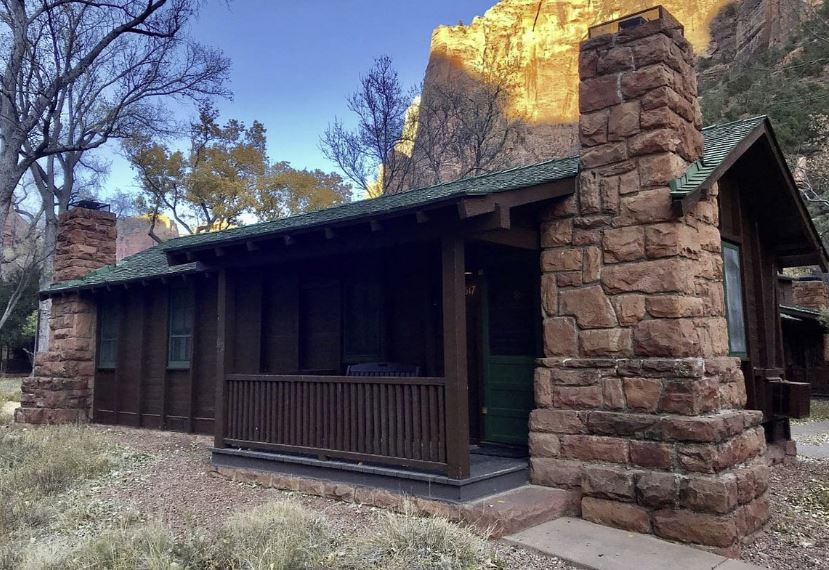 cabin at Zion Canyon Lodge