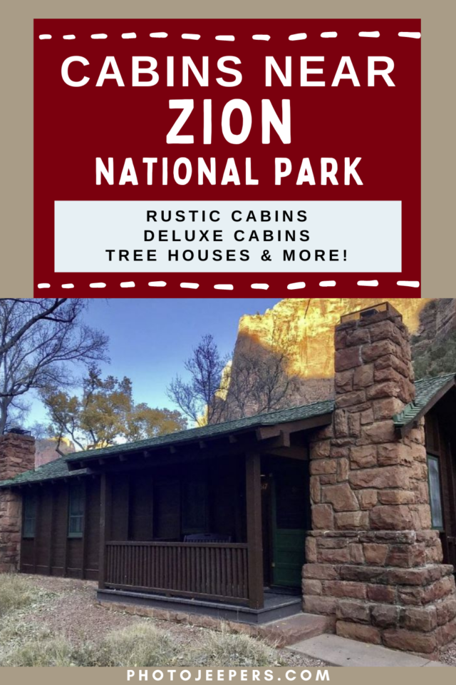 Zion National Park cabins
