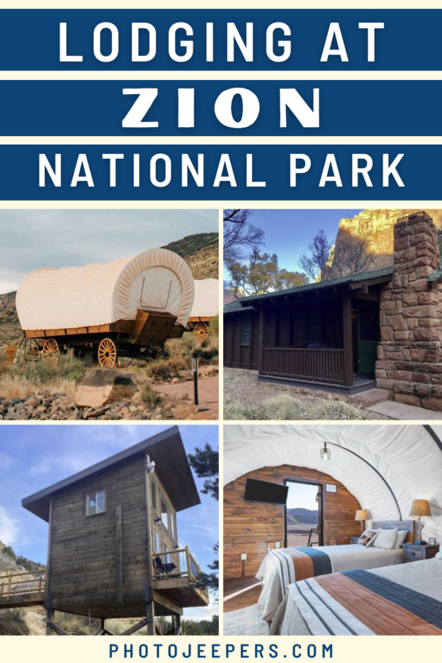 lodging at Zion National Park