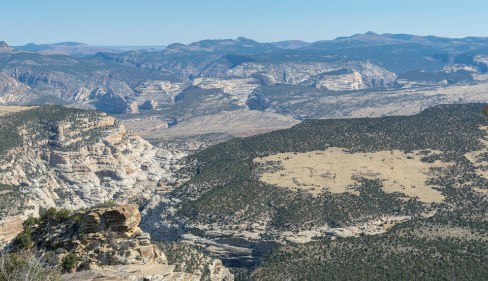 view from Harpers Corner at Dinosaur National Monument