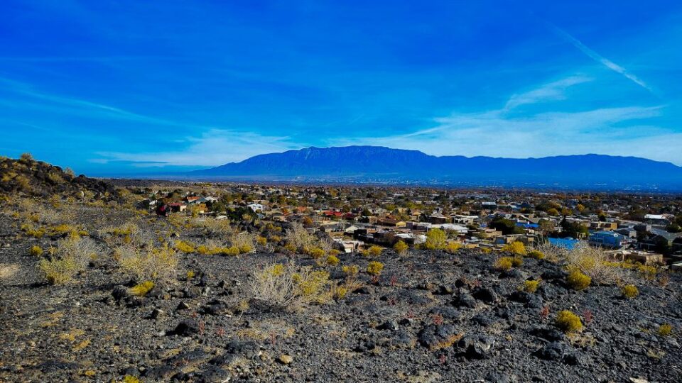 View of Albuquerque from Petroglyph National Monument