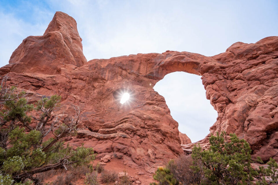 Turret Arch at Arches National Park 