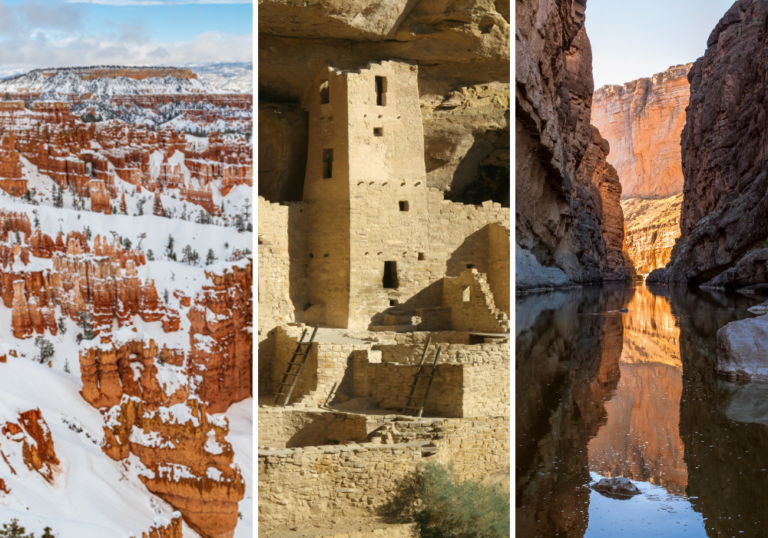 US Southwest National Parks in the Winter