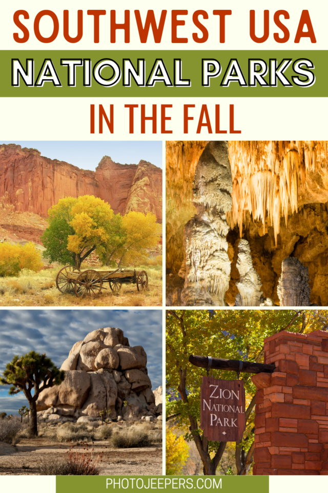 Southwest USA National Parks in the Fall