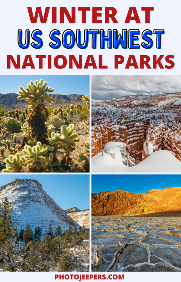 Winter at US Southwest National Parks