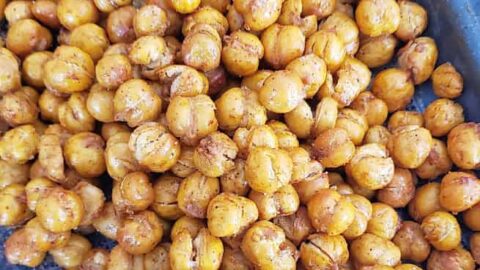 Image for Crispy Roasted Chickpeas - Air Fryer Masala Chana