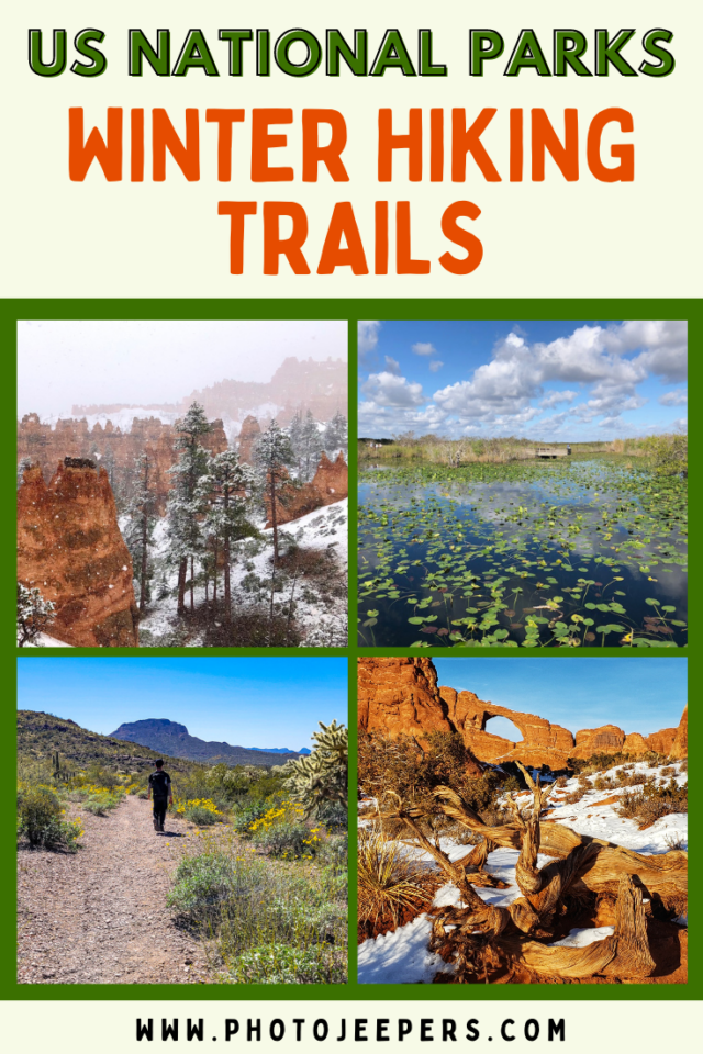 US National Parks Winter Hiking Trails