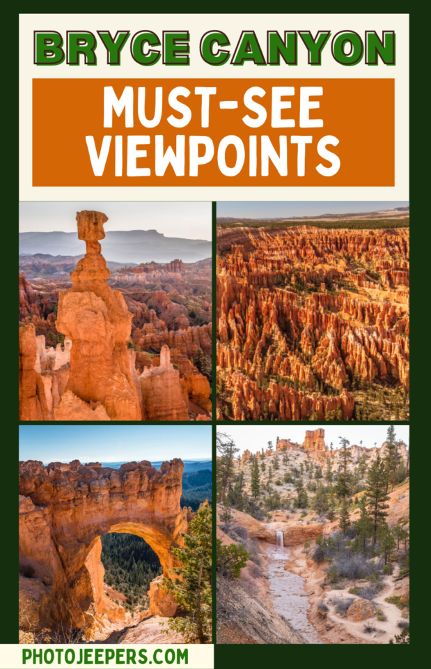 Bryce Canyon must see viewpoints