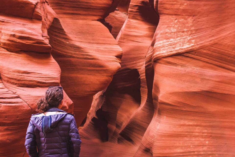 Antelope Canyon X in the winter