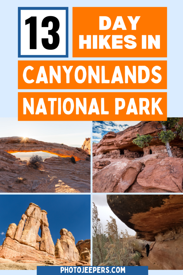 13 day hikes in Canyonlands National Park