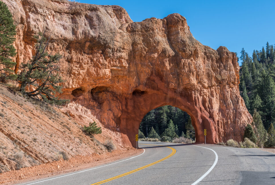 Red Canyon Tunnel along Utah Highway 12