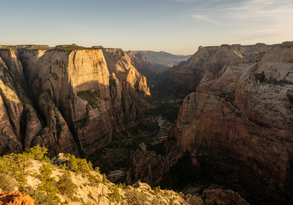 View from Observation Point in Zion