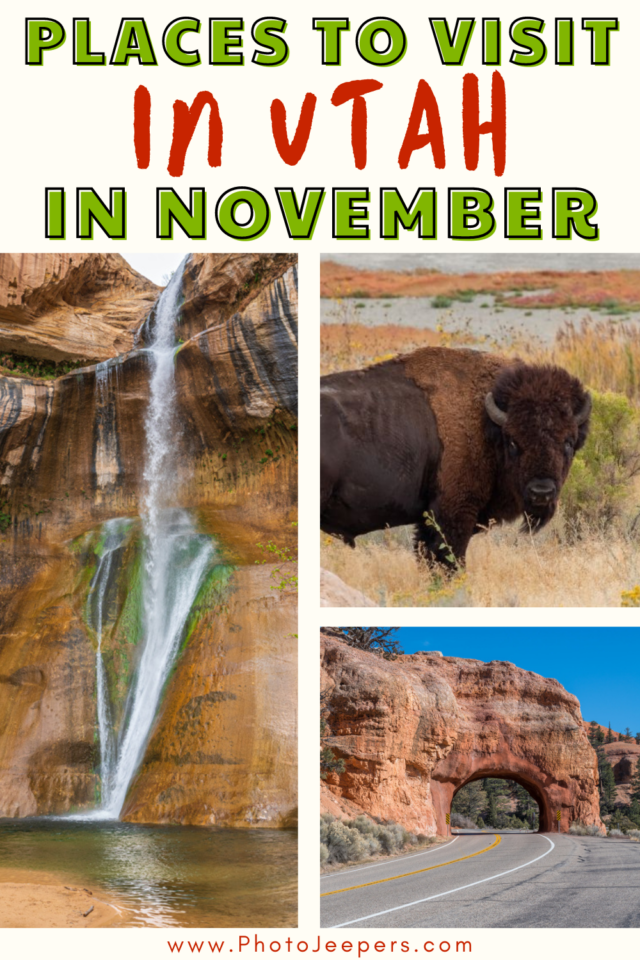 places to visit in Utah in November