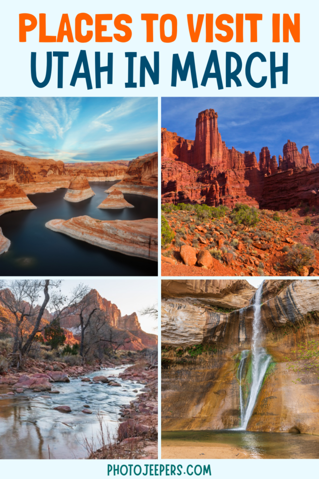 places to visit in Utah in March