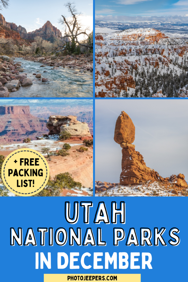 Utah National Parks in December