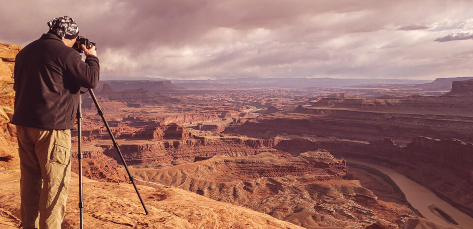Photographing Dead Horse Point
