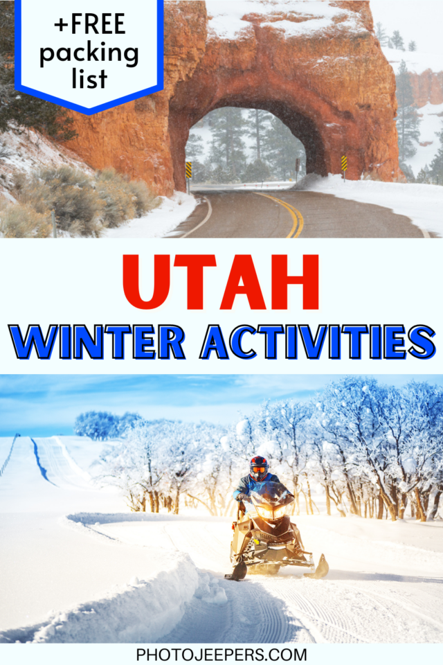 Utah activities in the winter