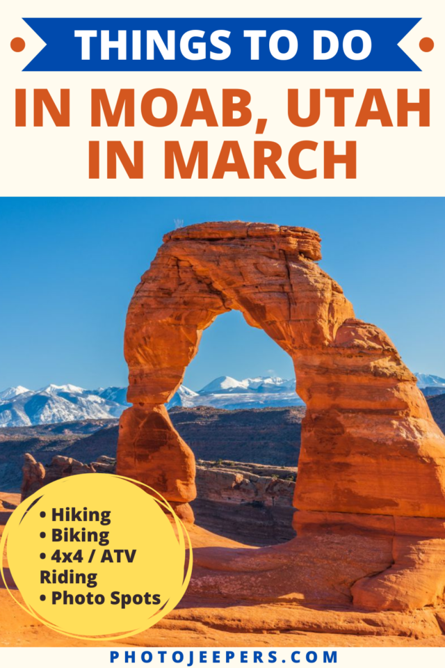 things to do in Moab, Utah in March