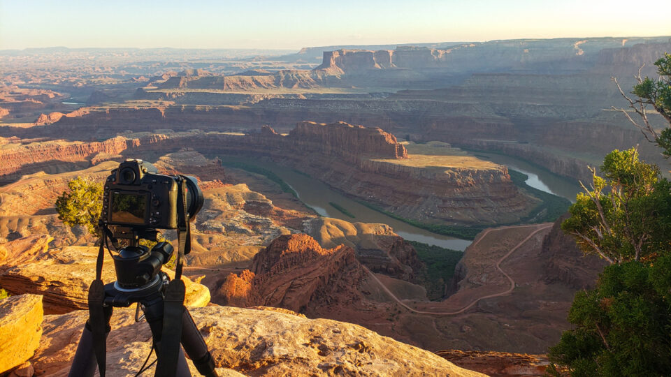 Camera Photographing Dead Horse Point 