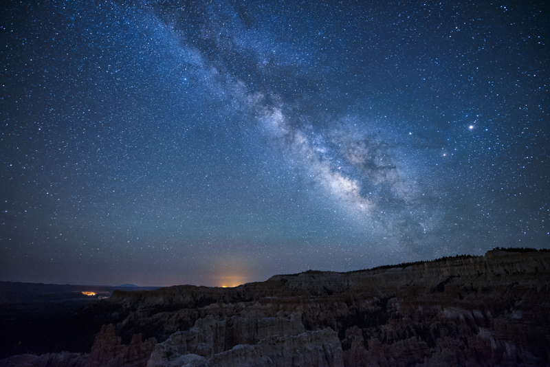Milky Way over Bryce Canyon National Park