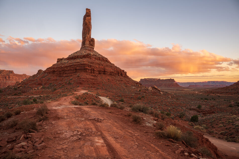 Valley of the Gods at sunset