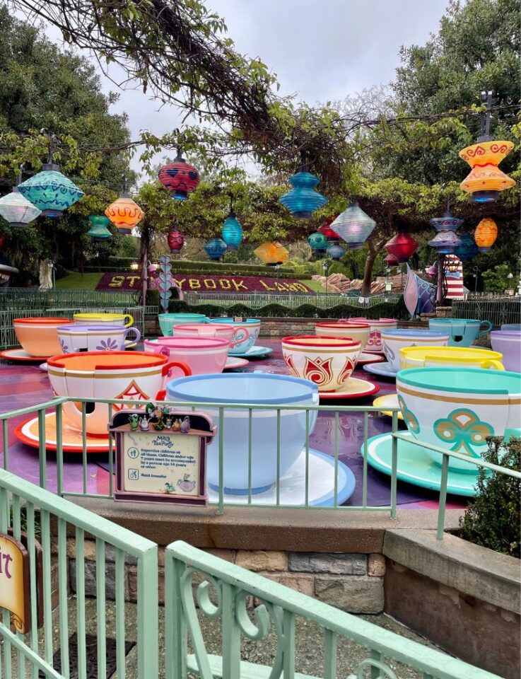 Teacup ride at Disneyland